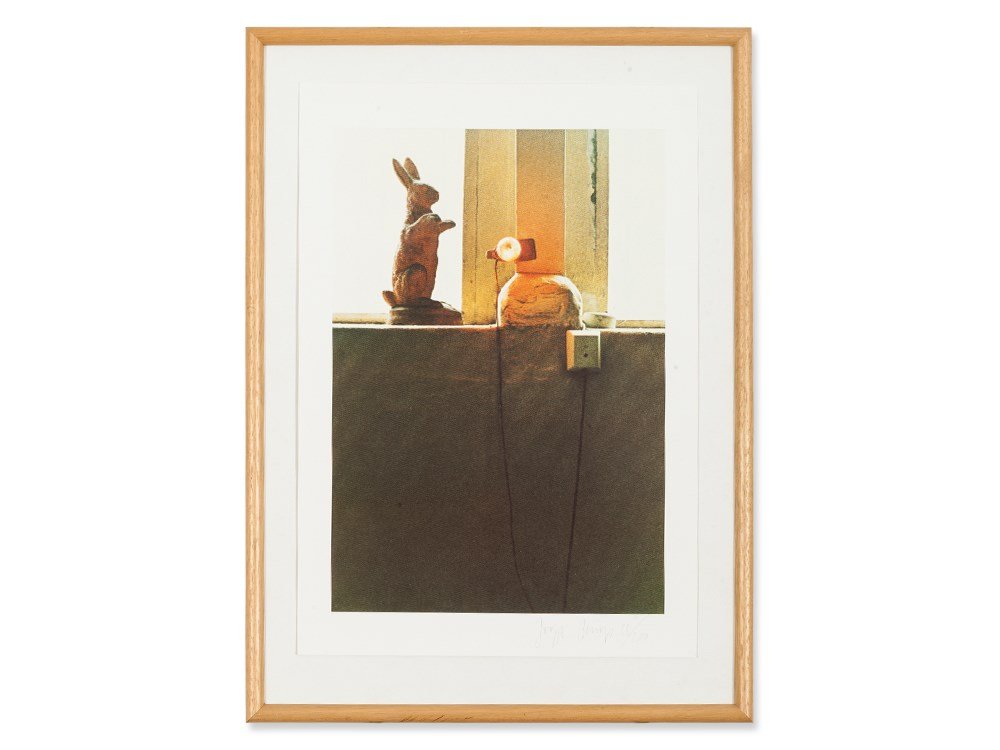 Joseph Beuys (1921-1986), Offset Lithograph, Auguren,: Offset lithograph in colors on paper Germany, 1982 Joseph Beuys (1921-1986) - German performance artist, sculptor and draftsman Signed and numbered, lower right, below the print ‘Joseph Beuys, 88/20