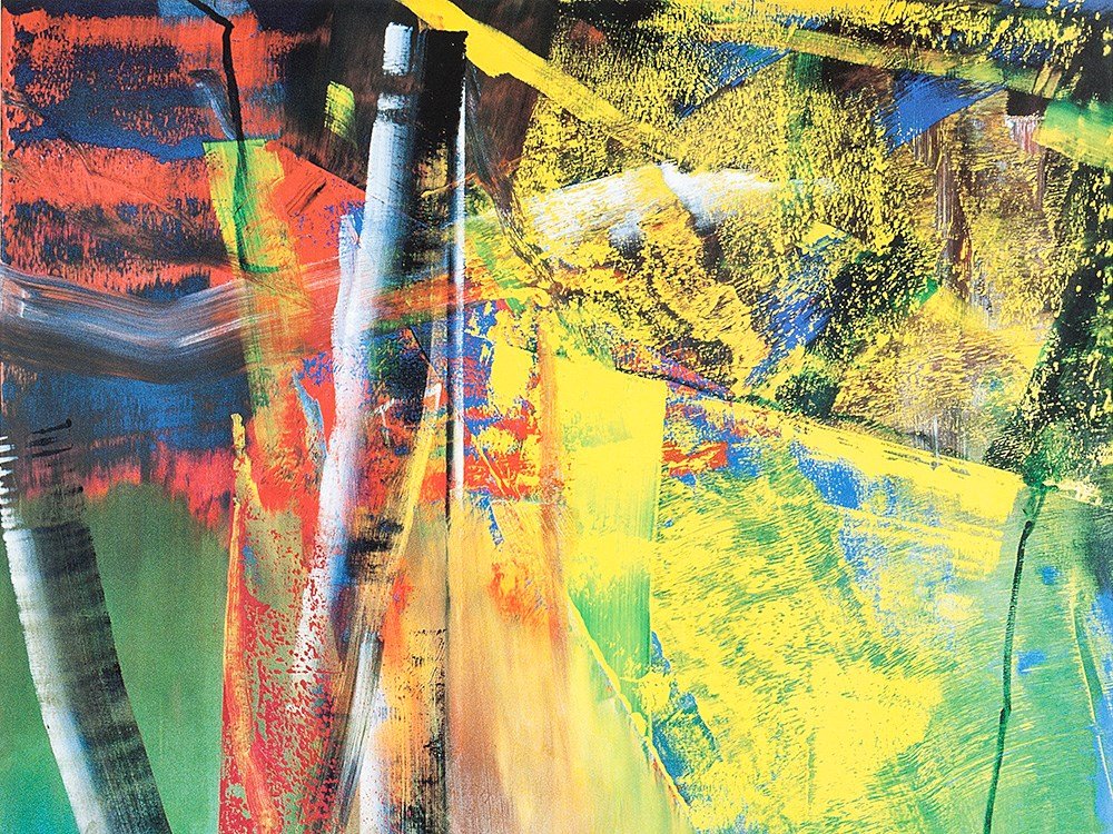 Gerhard Richter (1932), Offset Colour Print, ‘Victoria: Offset colour print on cardboard Cologne, Germany, 2003 Gerhard Richter (born 1932) – German painter, sculptor, and photographer Catalogue raisonné: Butin/Gronert, annex, p. 283 Publisher: Achenbac