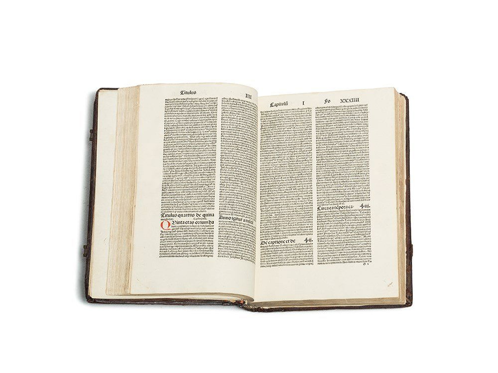 Antoninus Florentinus - Inkunabulum ‘Chronicon’, Basel,: Antoninus Florentinus, Chronicon. Summarium primi voluminis partis historiales domini Antonini archiepiscopi Florentini. Partes I (of III) Nikolaus Kessler, Basel, 10 February 1491 Antoninus Florentin