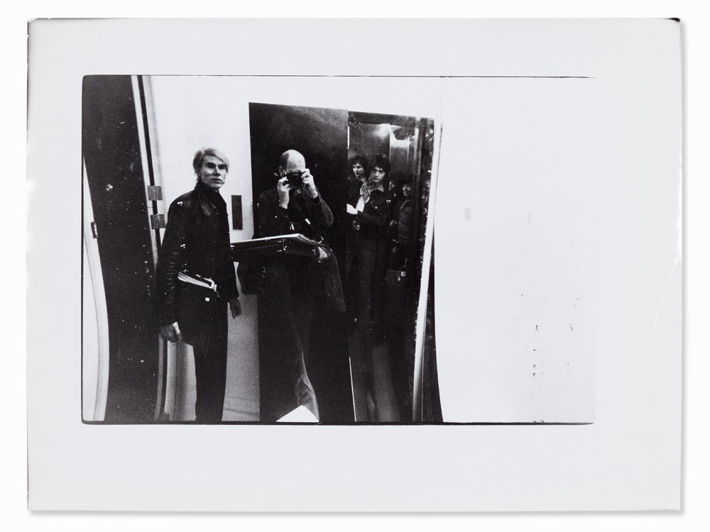 Will McBride, Andy Warhol & Will McBride, Signed, 1970: Vintage gelatine silver print New York, USA, 1970 Will McBride (b. 1931) – American photographer and visual artist Verso signed ‘McBride’ as well as inscribed and dated ‘Andy Warhol + Will McB