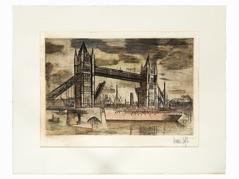 Bernard Buffet (1928 1999), Tower Bridge London, About