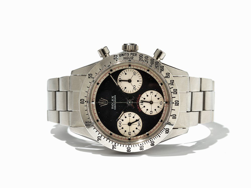 Rolex Daytona Paul Newman Cosmograph Ref 6262 6239 Jun 28 14 Auctionata Paddle 8 Ag In Germany