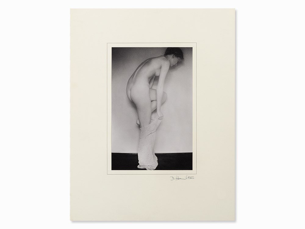 David Hamilton (b. 1933), Souvenirs de Vacances,: Lambda print France, ca. 1974-76 David Hamilton (b. 1933) – British photographer and film director Signed ‘D. Hamilton’ on the mount right below the photograph Supplement to the book ‘Souvenir