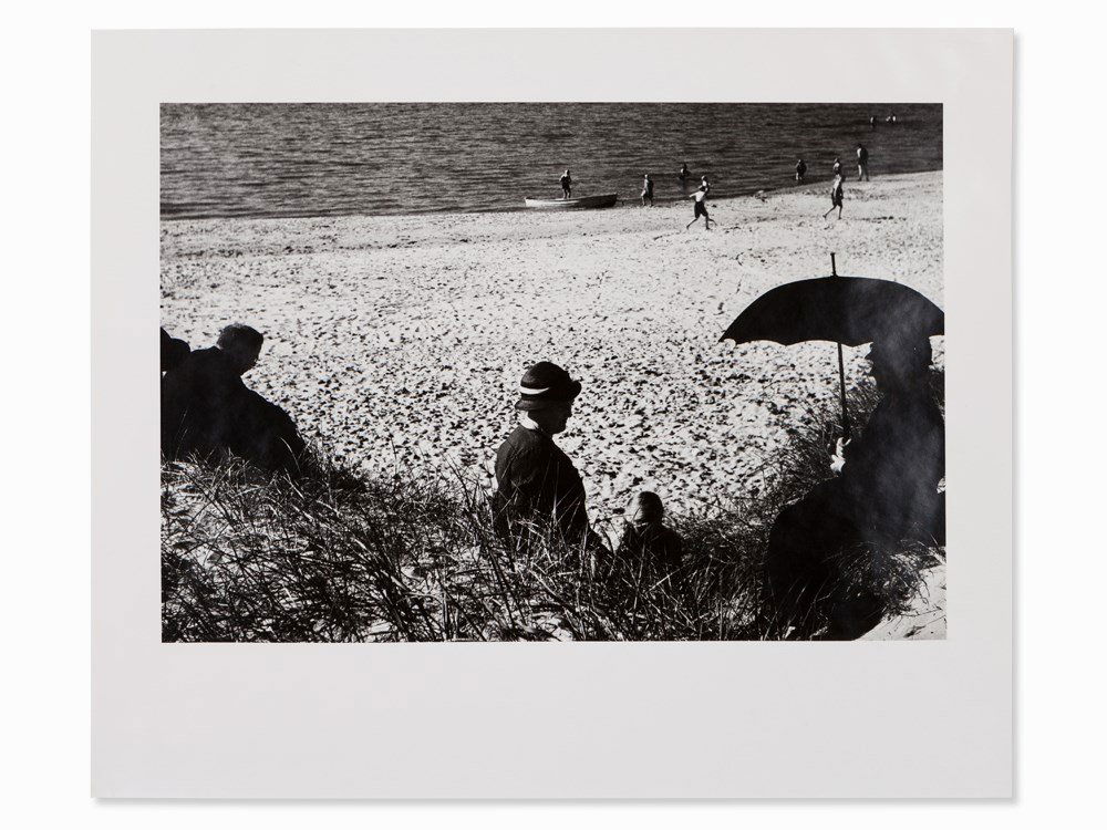 Herbert List (1903-1975), Picnic at the Baltic Sea,: Gelatin silver print, matte on Agfa photographic paper Germany, 1931, printed posthumously Herbert List (1903-1975) – German photographer Photographer’s estate stamp verso, there signed and dated