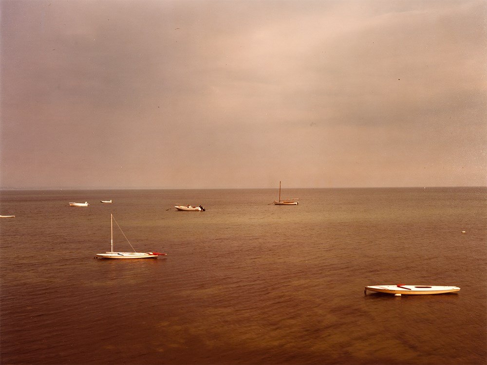 Joel Meyerowitz (b. 1938), Bay of Provincetown, Signed,: Vintage chromogenic print on Kodak paper USA, Providence, 1977, printed in 1979 Joel Meyerowitz (born 1938) – American photographer Verso signed, dated and editioned with ball pen ‘Meyerowitz 79 1