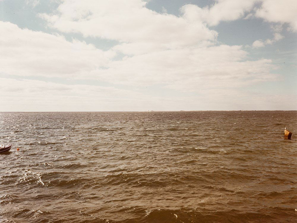 Joel Meyerowitz (b. 1938), Sea of Provincetown, Signed,: Vintage chromogenic print on Kodak paper USA, Providence, 1977, printed in 1979 Joel Meyerowitz (born 1938) – American photographer Verso signed, dated and editioned with ball pen ‘Meyerowitz 79 1