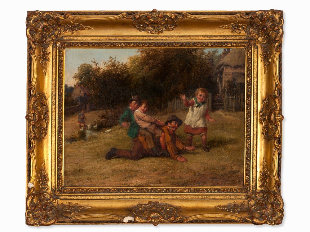 William Bromley (18181888), Painting, Children