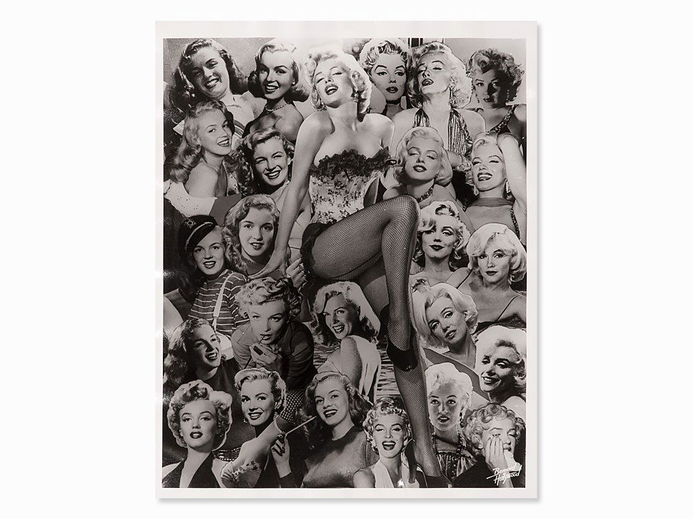 Bernard of Hollywood (1912-1987), Marilyn Monroe: Gelatin silver print USA, 1986; printed later Bruno Bernard aka „Bernard of Hollywood“ (1912-1987) – US-American pinup photographer Estate stamp on the verso ‘From the estate of Bernard of Hol