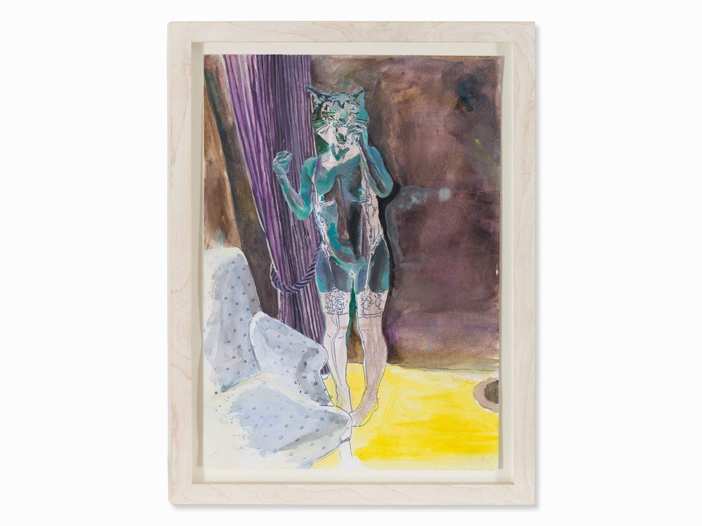 Artists Anonymous, Mixed Media, ‘…Life is but a dream‘,: Mixed media on paper Berlin/London, 2005 Artists Anonymous (founded in 2001) – Artists group met at Berlin‘s UdK Signed and dated on verso ‘Artists Anonymous 2005‘ as well as titled ‘…Life