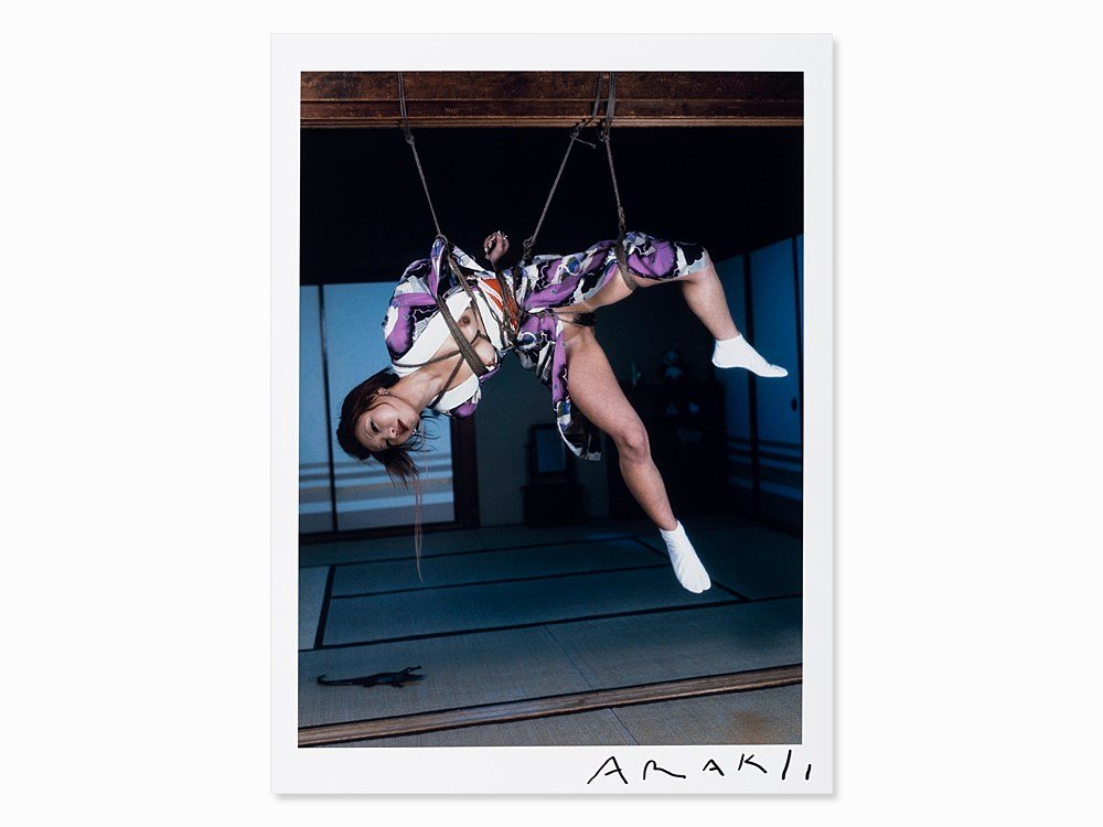 Nobuyoshi Araki, Tokyo Bondage, C-Print, circa 1990s: C-print on photo paper Japan, circa 1990s, printed later Nobuyoshi Araki (b. 1940) – Japanese photographer and artist Signed lower right in black permanent marker ‘ARAKI’ Image dimensions: 36 x 