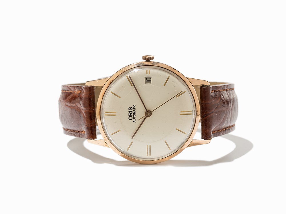 Oris Automatic Wristwatch, Switzerland, Around 1960 (1 of 8)
