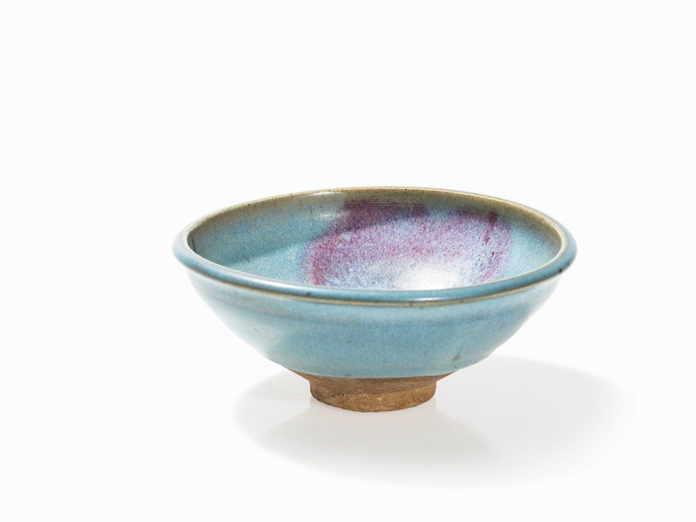 Lavender Glazed Junyao Bowl with Deep Purple Splash, (1 of 9)