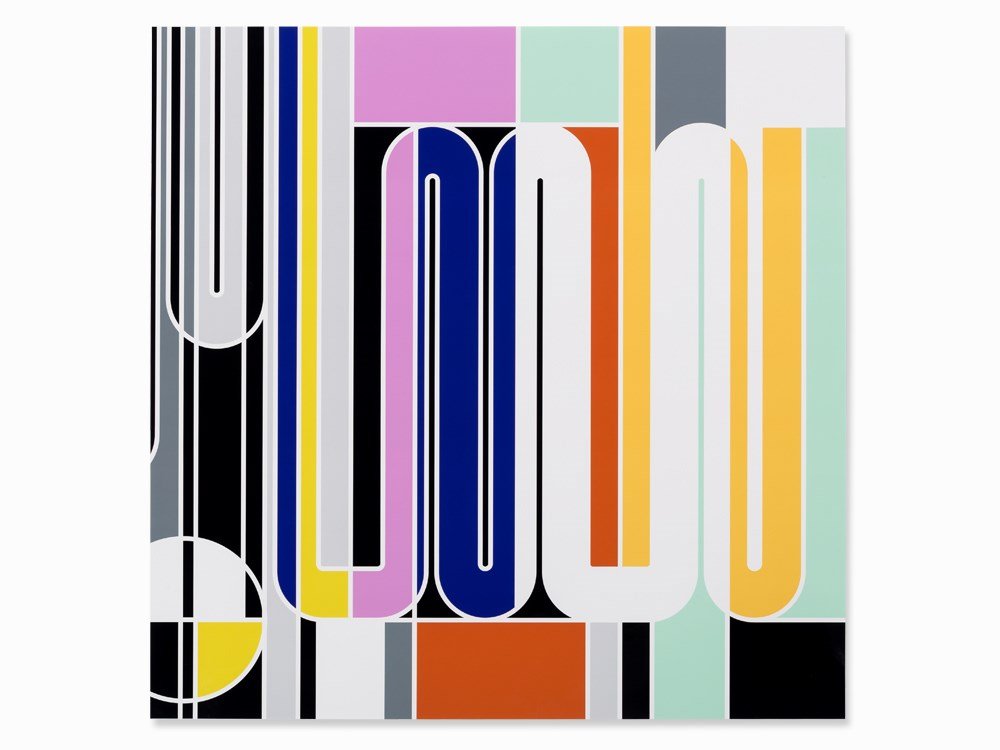 Sarah Morris, Geigy [Clips], C-Print, 2011: C-Print on Fuji Color Professional Paper Germany, 2011 Sarah Morris (b. 1967) – American artist and filmmaker Signed ‘S Morris’ and numbered ‘41’/120 in black felt pen on a label on verso Ed