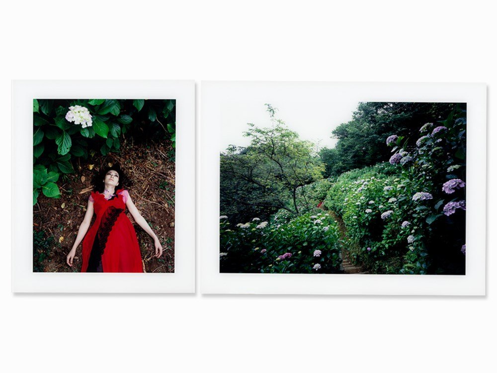 Izima Kaoru (b. 1954), Itaya Yuka, 2 C-Prints, Japan,: 2 C-prints, laminated on plastic boards and mounted under Diasec Japan, 2004 Izima Kaoru (b. 1954) Japanese photographer Signed each on a label on the reverse Izima Kaoru and with the copyright note o