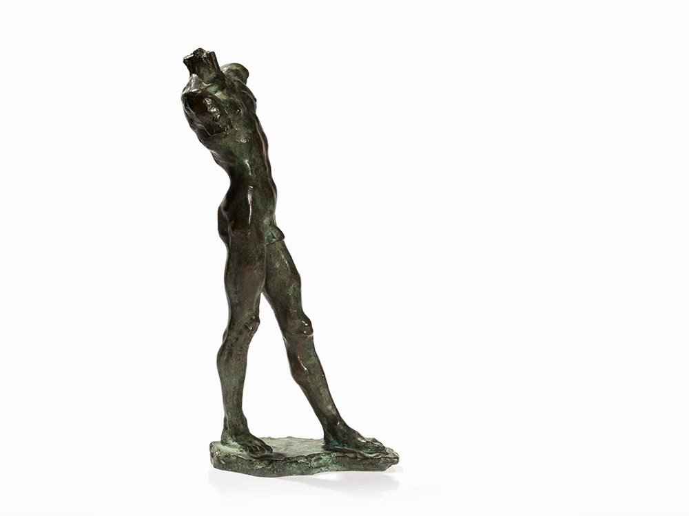 Arno Breker (1900-1991),Torso Matthew, Bronze, 1927: Bronze with greenish patina Germany, 1927 Arno Breker (1900-1991) – German sculptor With the foundry stamp ‘Bildgiesser A. Bischoff Düsseldorf’ at the side of the plinth Artist’s copy aside f