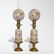 French pair of lamps in Old Paris porcelain, around - 6