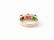 Band Ring with Sapphire, Emerald, Ruby and Diamonds, - 4