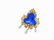 Pendant with 20 Diamonds, 6 Rubies, 3 Pearls and - 5