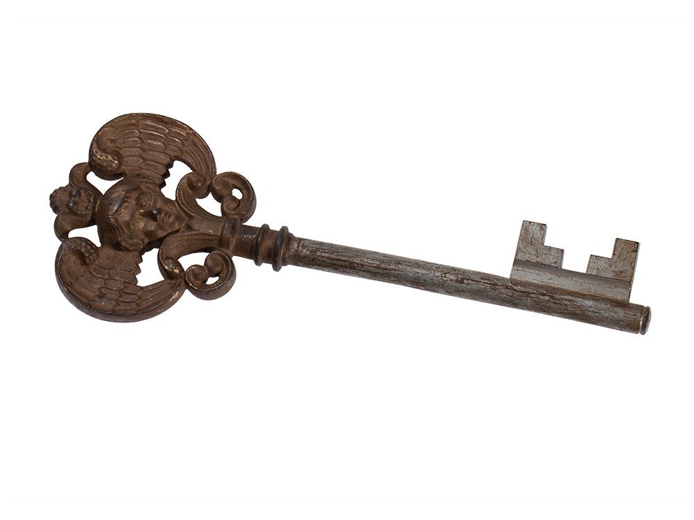 Large Decorative Key with Baroque Ornaments, Germany, (1 of 7)