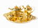 Gold-Plated Sterling Silver Coffee- and Tea Set,