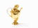 Gold-Plated Sterling Silver Coffee- and Tea Set, - 3