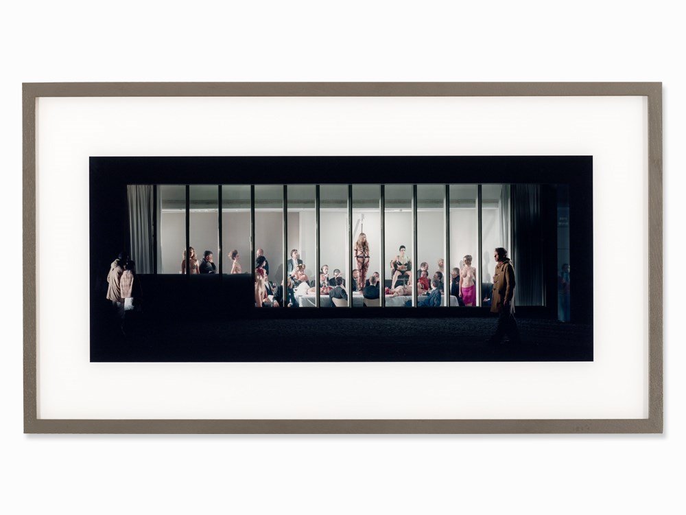 In Sook Kim, Das Abendessen, Photographie, 2008: C-Print, Diasec, in wooden frame Germany, 2008 In Sook Kim (born 1969) – Korean concept photographer of the Düsseldorf School; master student of Thomas Ruff Signed and dated ‘Kim In Sook 2008’