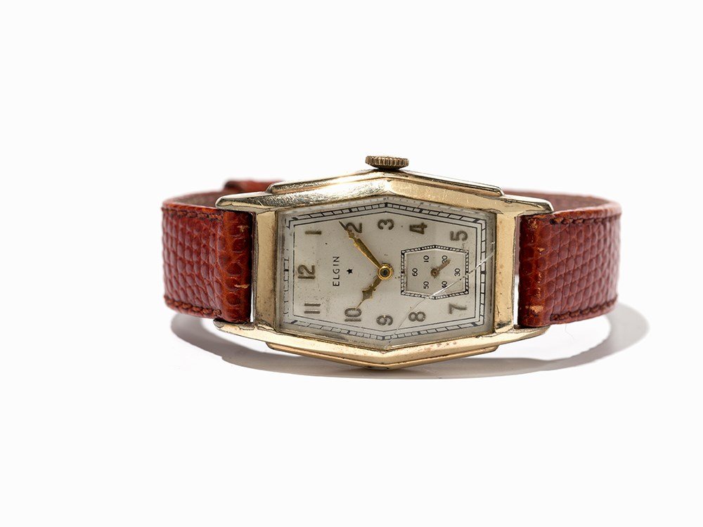 Elgin Hexagon Wristwatch, USA, Around 1935 (1 of 8)