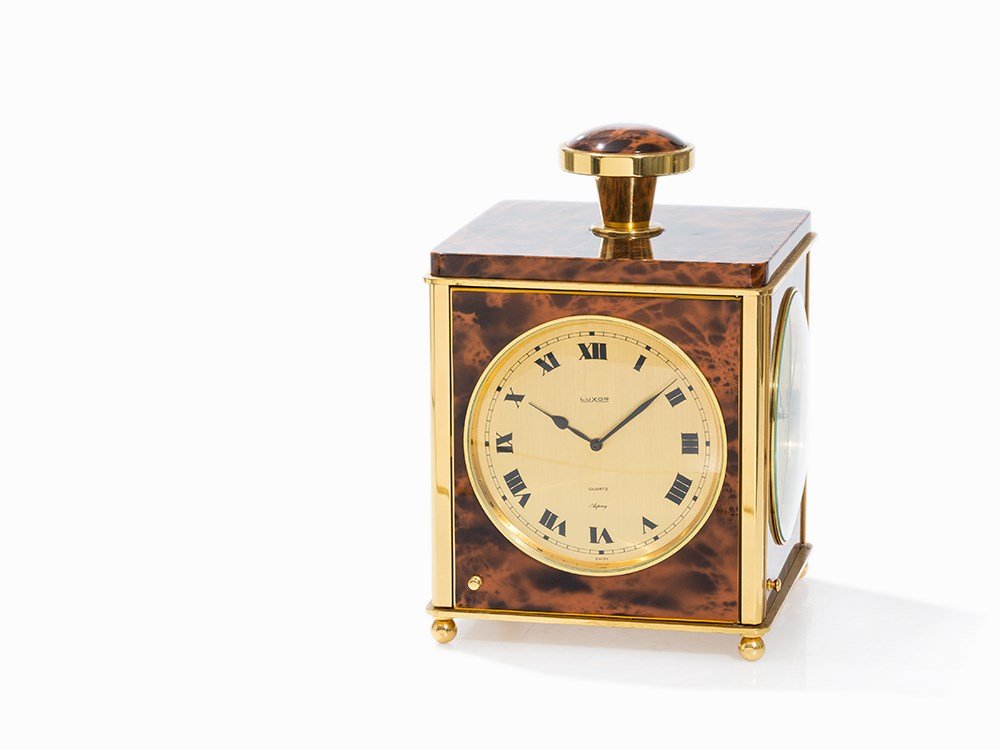 Asprey, Luxor Table Clock with 4 Clocks & Secret (1 of 10)