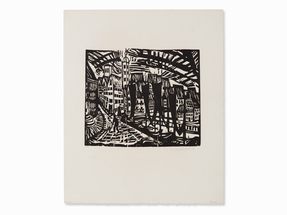 Germany,1912 Stralsund Erich Heckel Reproduction Fine Art Print