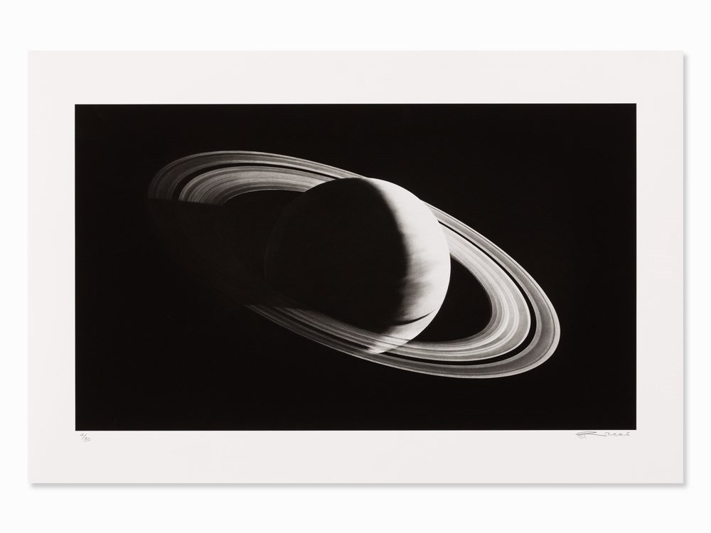Robert Longo, Saturn, Pigment Print, 2006: Pigment Print on wove paper USA, 2006, released 2014 Robert Longo (b. 1953) – US-American artist, lives and works in New York Signed and dated ‘Longo 2006’ and numbered ‘4/30’ in pencil Prin