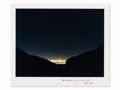 Axel Hütte, Stratosphere Tower, Las Vegas, C-Print,: print on Kodak Professional Endura paper USA, 2003 Axel Hütte (b. 1951) – German photographer, representative of the Düsseldorf school of photography Signed „Axel Hütte“, dated „2003“, ti