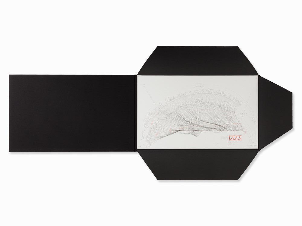 Jorinde Voigt, Ludwig van Beethoven Sonata No. 32, 2015: Inkjet print on ‘Hahnemühle’ paper Germany, 2015 Jorinde Voigt (b. 1977) – German artist Signed ‘Jorinde Voigt’, dated ‘Berlin/2015’ and numbered ‘35/38’ in pencil Published by Hatj