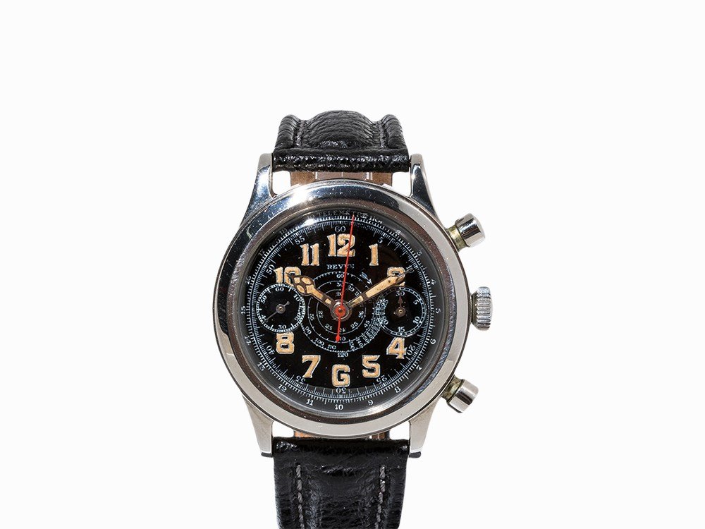 Revue Military Oversize Chronograph, Switzerland, C. (1 of 8)