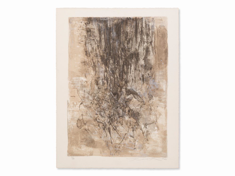 Zao Wou-Ki, Untitled, Lithograph in Colors, 1960 (1 of 8)