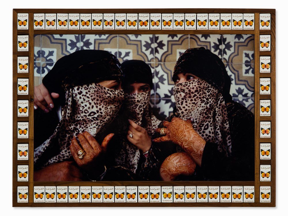 Hassan Hajjaj, Gossiping, Photograph with Assemblage, (1 of 5)