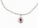 Necklace with a Ruby and 156 Diamonds of c. 3 ct., 14K - 2