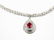 Necklace with a Ruby and 156 Diamonds of c. 3 ct., 14K - 3