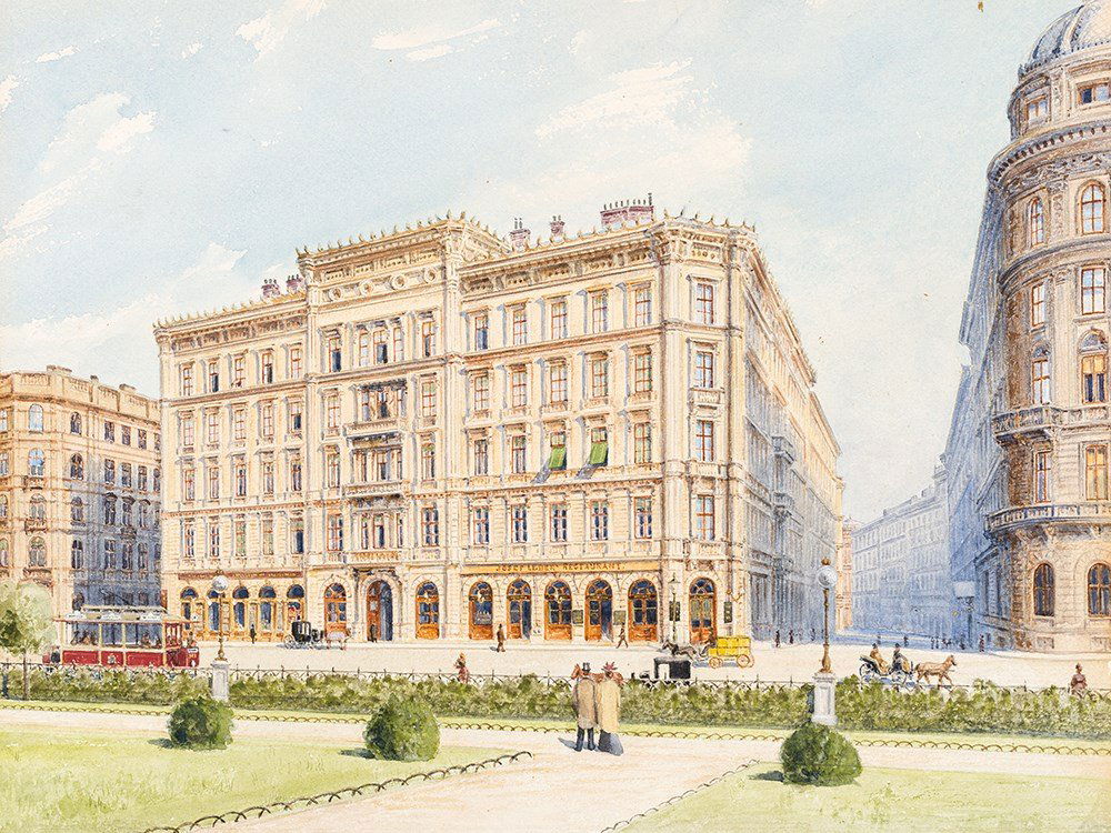 Raimund von Stillfried (1839-1911), Street in Vienna, (1 of 8)