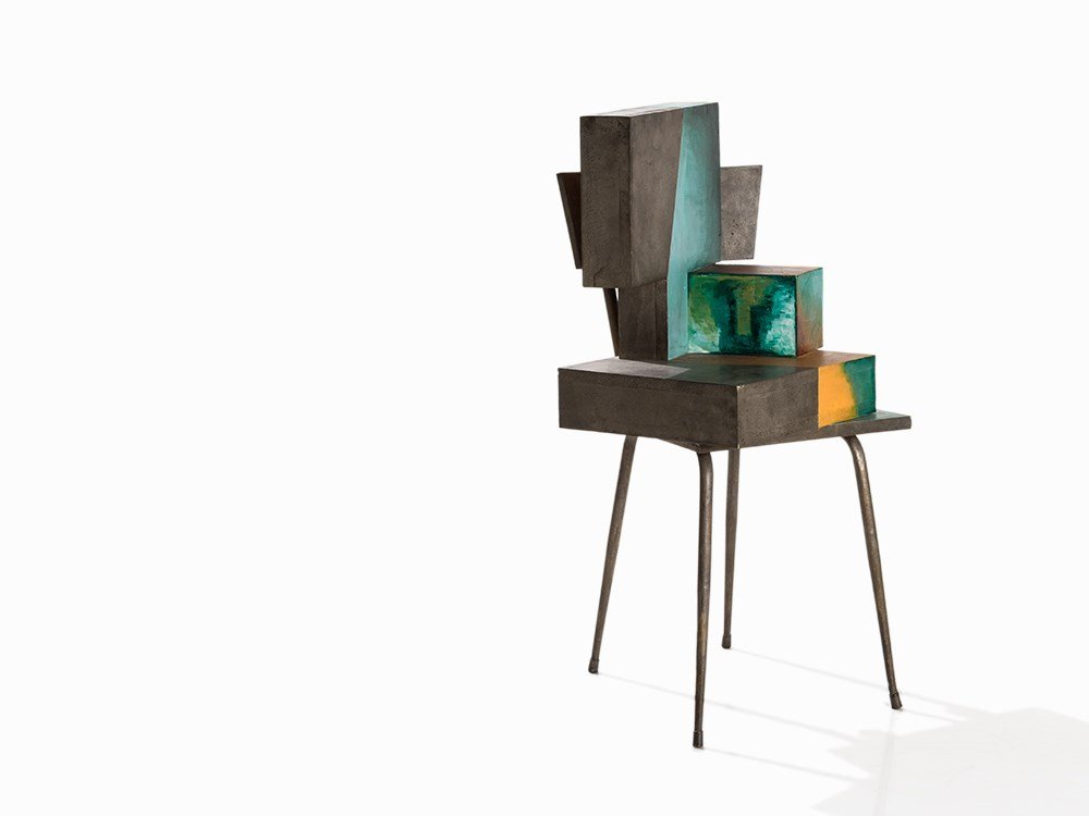 Pello Irazu (born 1963), La Fábrica, sculpture, 2005: Aluminium, lacquered Spain, 2005 Pello Irazu (1963) - Spanish artist Dimensions: 88 x 46 x 50 cm Good condition Object is regular taxed. 19% VAT is added to the purchase price for deliveries within th