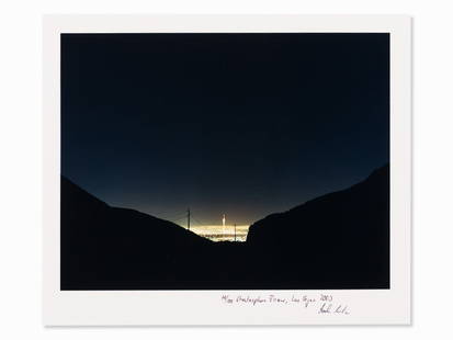 Axel Hütte, Stratosphere Tower, Las Vegas, C-Print,: C-print on Kodak Professional Endura paper USA, 2003 Axel Hütte (b. 1951) – German photographer, representative of the Düsseldorf school of photography Signed „Axel Hütte“, dated „2003“,