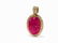 Pendant with a Ruby of 29.5 ct. & 110 Diamonds of c. 3