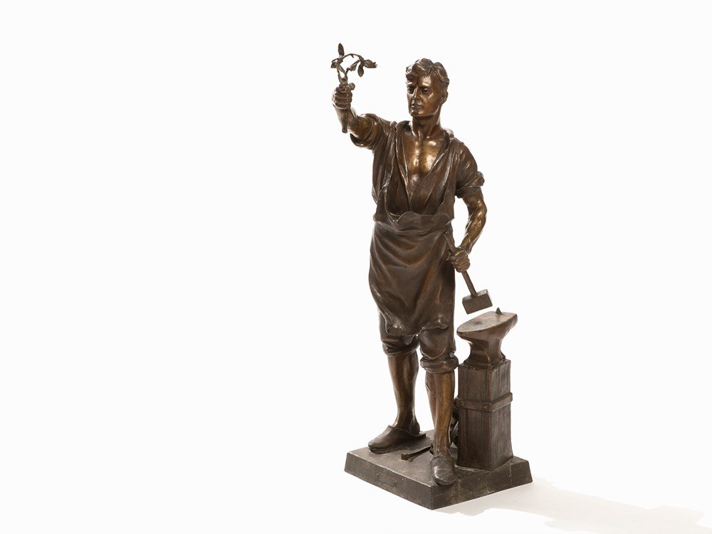 Victor Heinrich Seifert, 'Le Travail', Large Sculpture, (1 of 10)