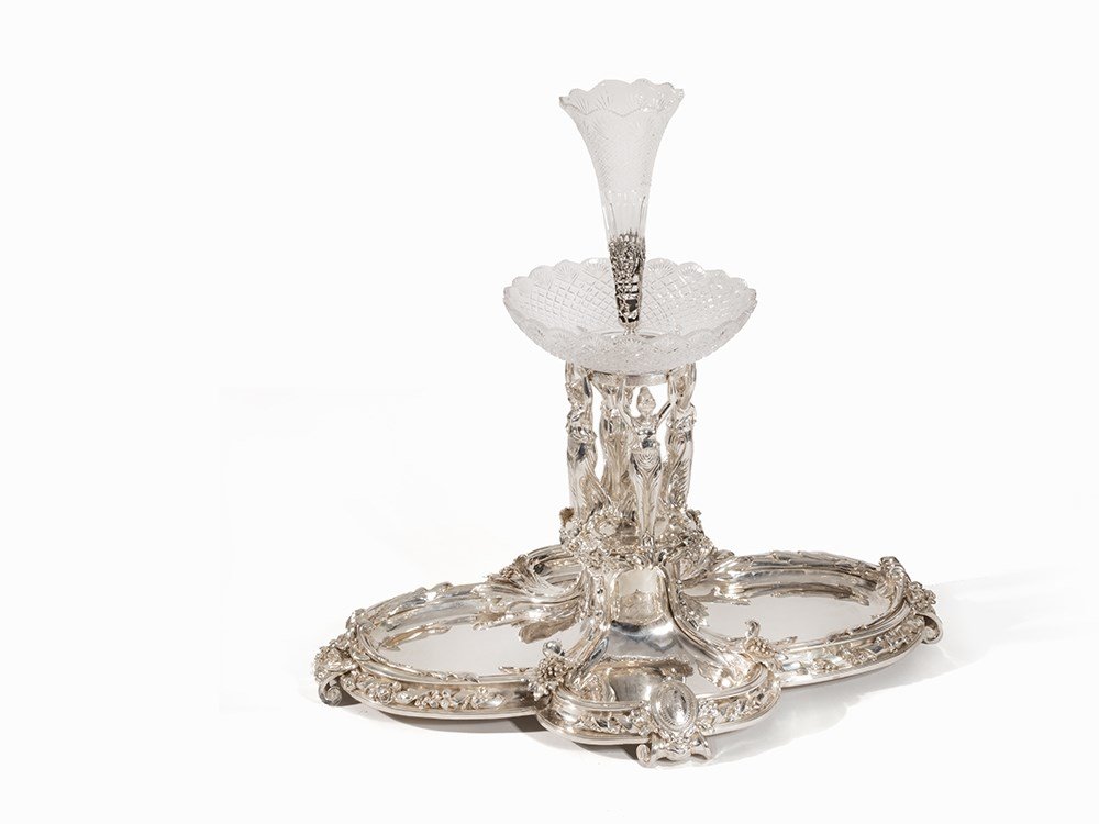 A Large Pomp Silver-Plated Centerpiece Style (1 of 10)