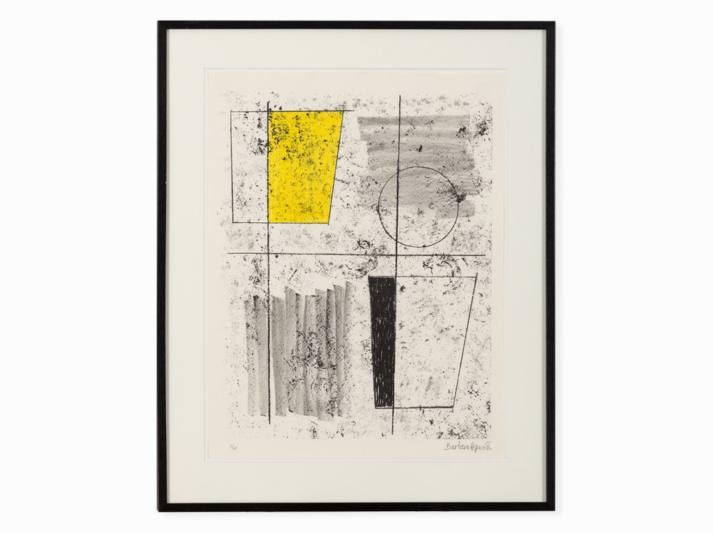 Barbara Hepworth, Three Forms Assembling, Lithograph, (1 of 10)