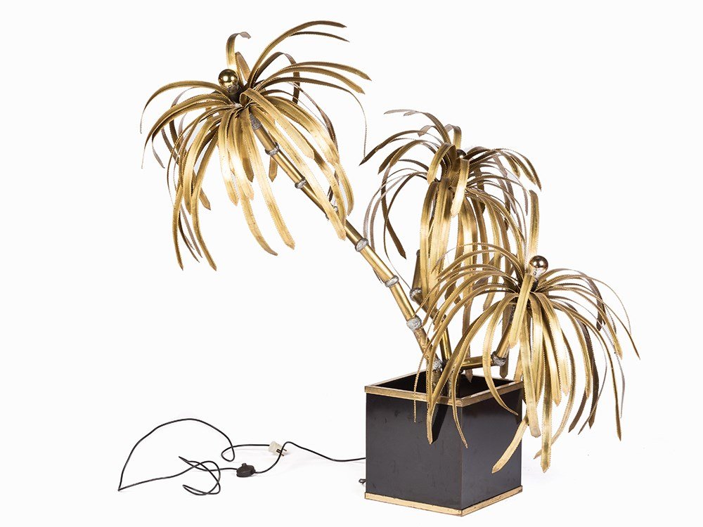A Palm Tree Table Lamp Attributed to Maison Jansen, (1 of 8)