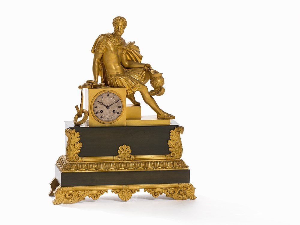 Charles X Ormolu Mantel Clock ‘Commander’, Gillion (1 of 7)
