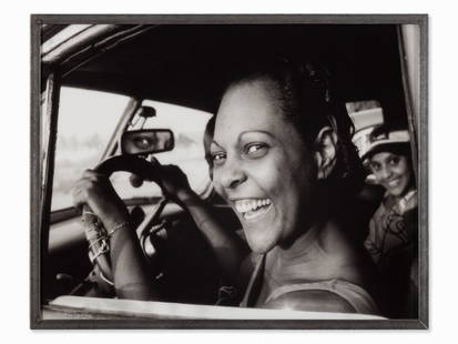 Michael Najjar, Alegria, Digital Lambda C-Print,: Digital Lambda C-Print on RC paper, mounted on glass Germany, 1996/97; later print from 2000 Michael Najjar (b. 1966) - German photo artist Signed and dated in pencil on a label on the reverse, ‘M.