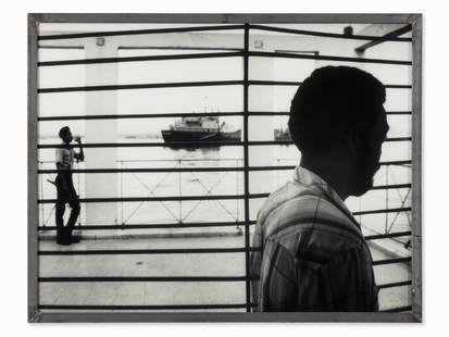Michael Najjar, Libertad, Digital Lambda: Digital Lambda C-Print on PE paper, mounted on glass Germany, 1996/97; later print from 2003 Michael Najjar (b. 1966) - German photo artist Signed and dated in black permanent marker on a label on the