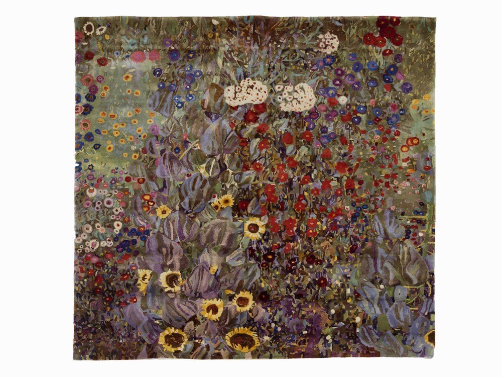 After Gustav Klimt, Bauerngarten, Tapestry, c. 1990 (1 of 10)