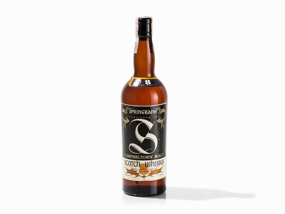 1 Bottle NV Springbank 8 Year Old Single Malt, 1970s (1 of 6)